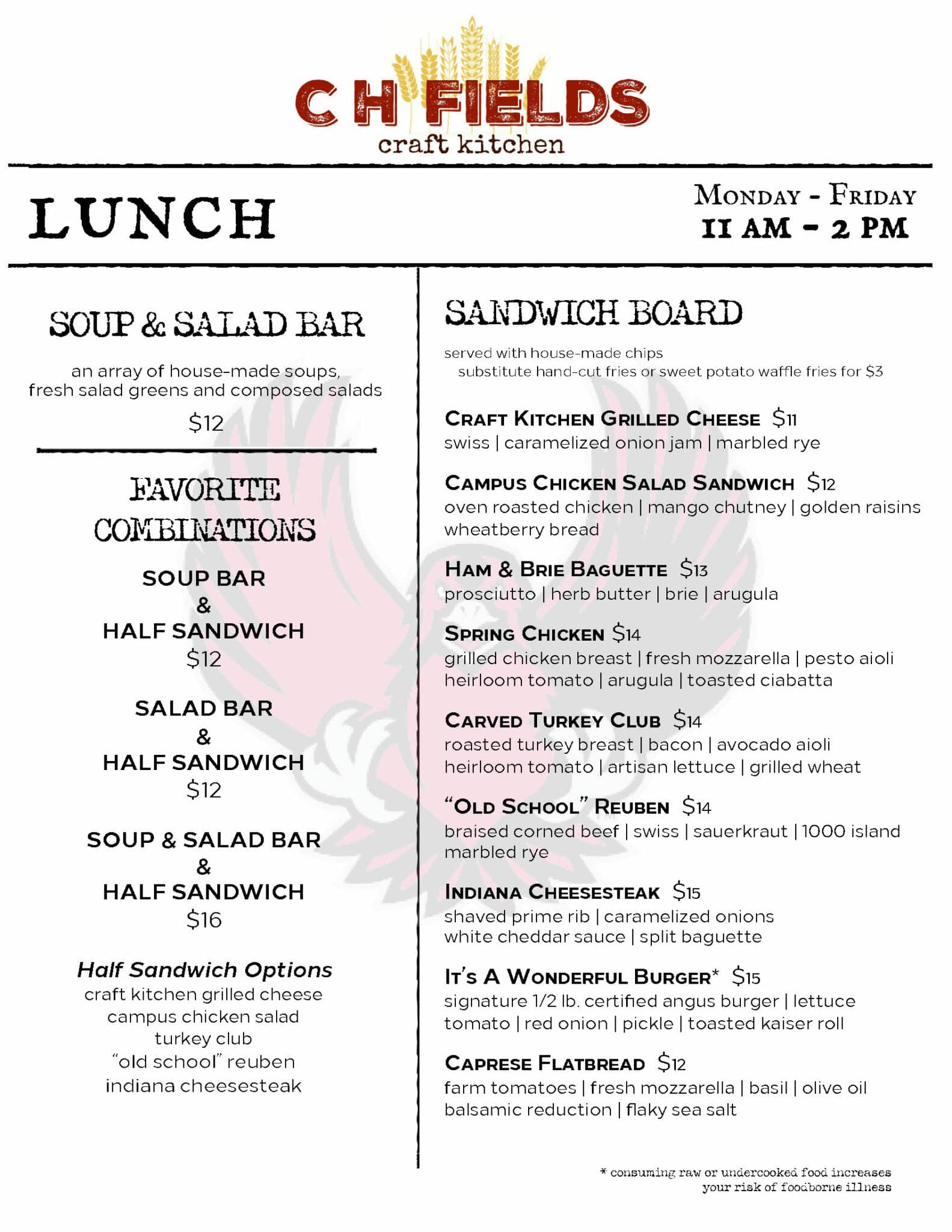 CHF Lunch Spring Summer 2023